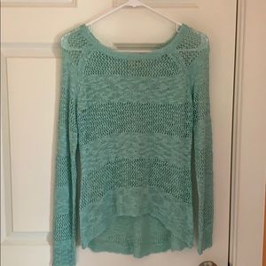 Teal Blue Pink Republic Sweater